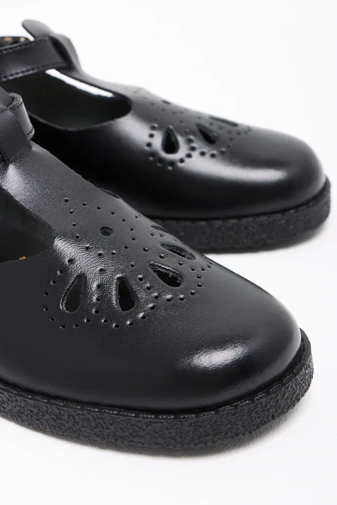 Pre Girls Shoes Black Toughees (4)