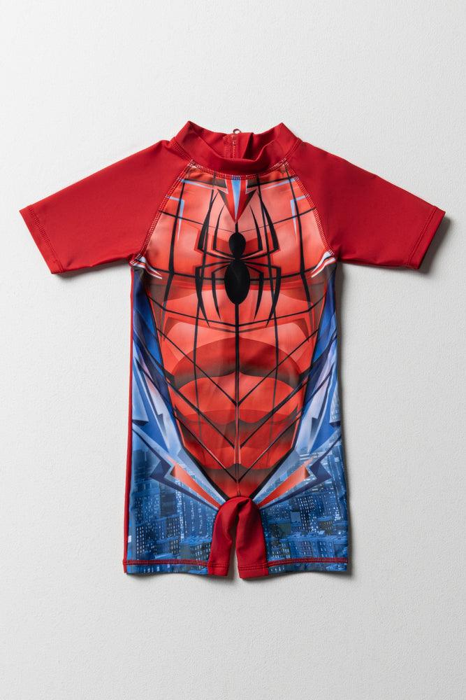 Spider Man Swim Suit Red Swimwear Ackermans