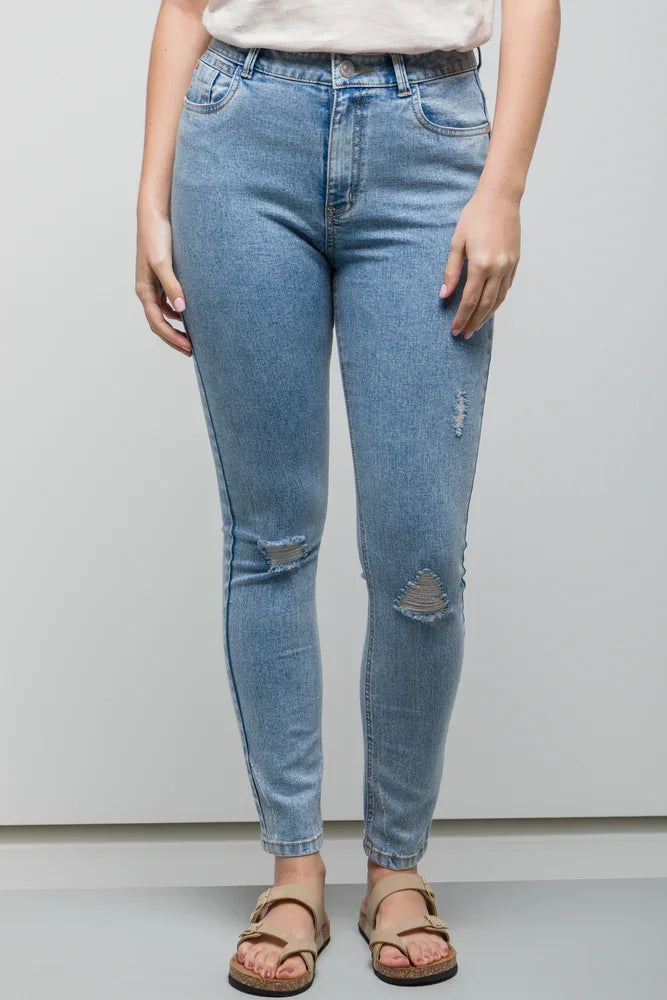 Skinny Denim Jeans Blue
