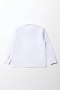 Boys School Long Sleeve Collar Shirt White Toughees (3)
