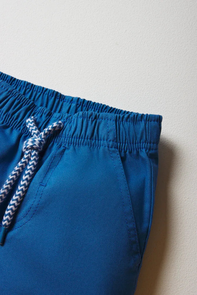 2 Pack Shorts Blue And Natural