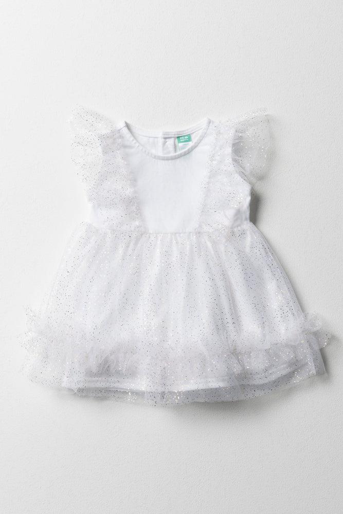 White party dress for baby girl discount