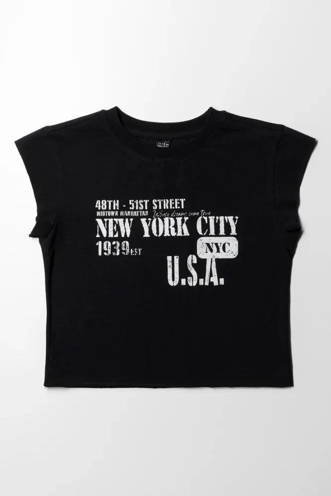 Fitted Baby T-Shirt Black