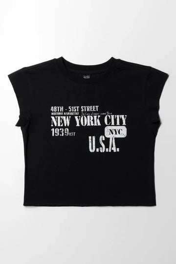 Fitted Baby T-Shirt Black