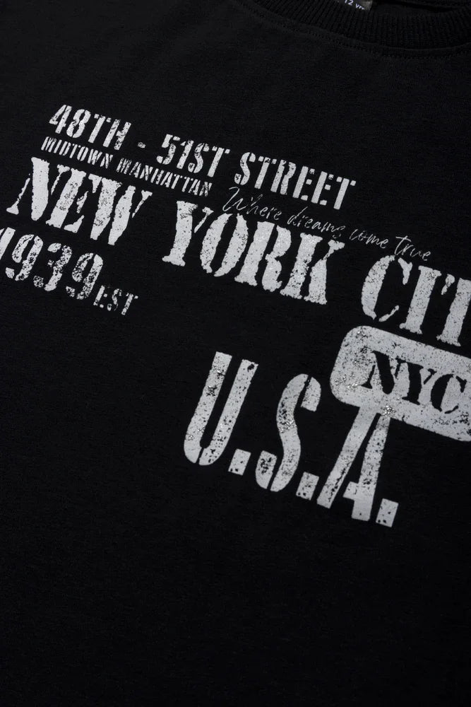Fitted Baby T-Shirt Black