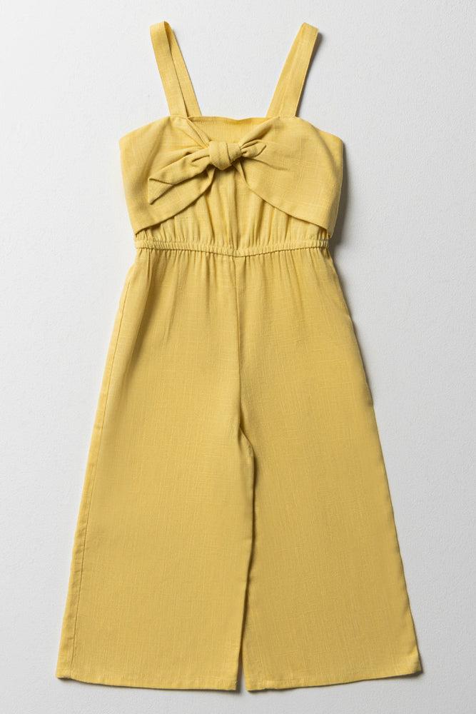 Cute yellow jumpsuits on sale