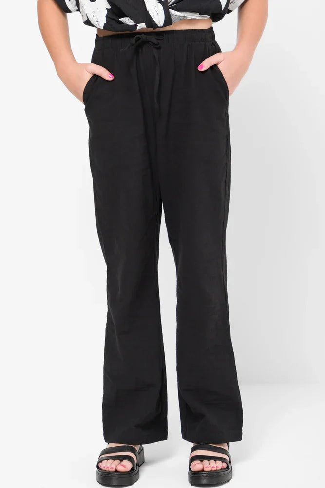 Pull On Pants Black
