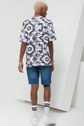 Cube X S.W. Smiley Tie Dye Short Sleeve T-Shirt Grey (2)