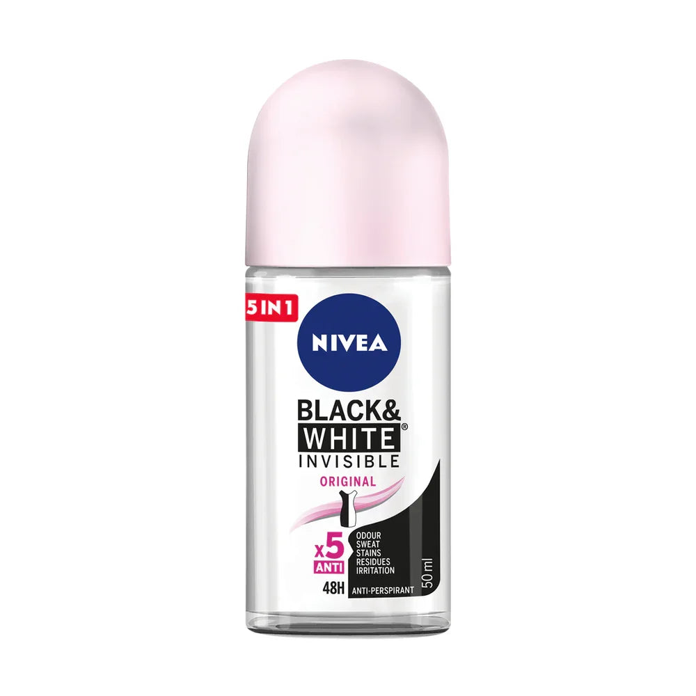 Nivea Black & White Original Roll On 50Ml