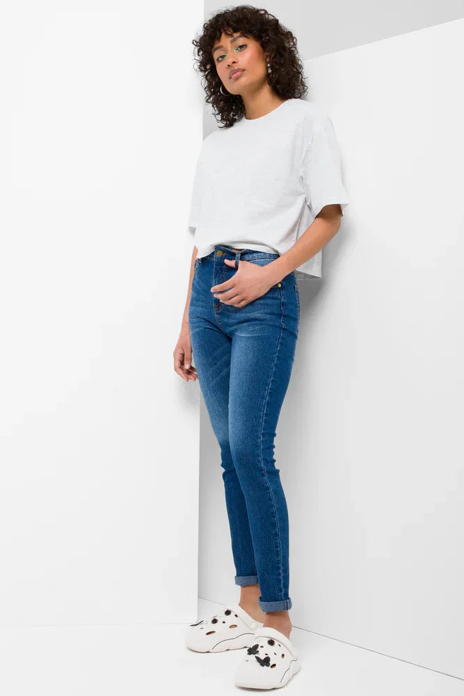 Skinny Denim Jeans Blue
