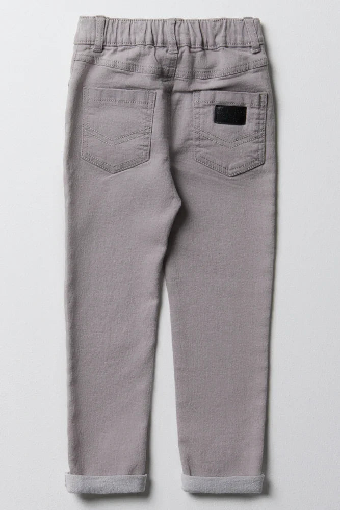 Skinny Denim Jeans Grey (4)
