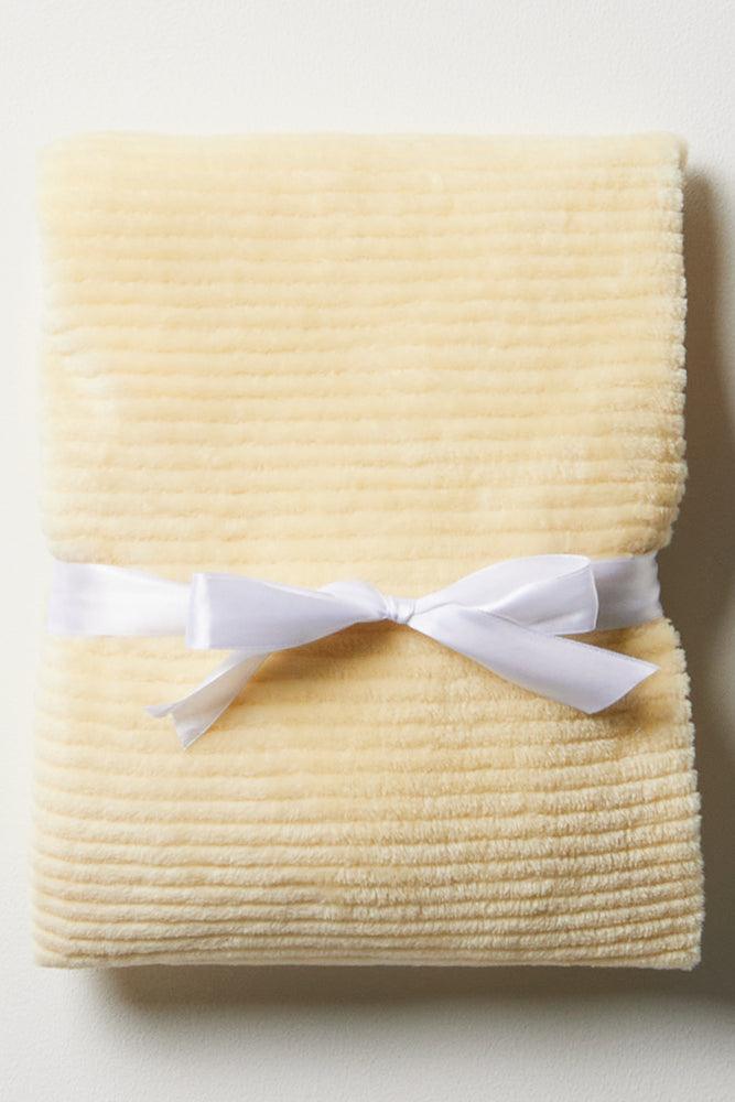 Rib Blanket Yellow Baby Bedroom Ackermans