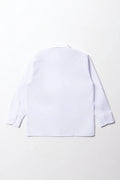 Girls School Long Sleeve Collar Shirt White Toughees (3)