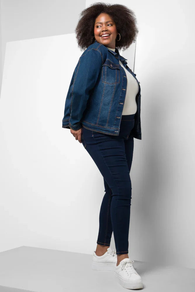 Pull On Jeggings Dark Blue