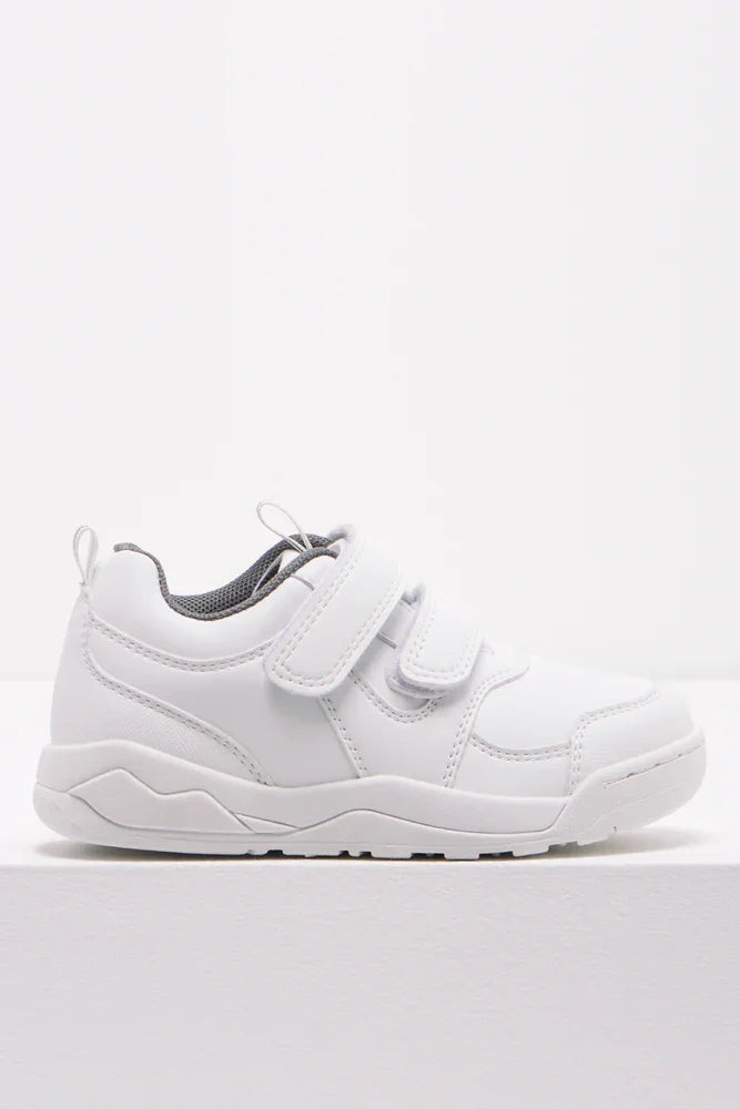 Leather Trainer White