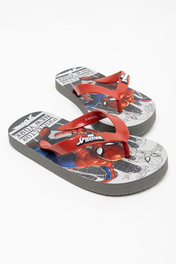 Spider Man Flip Flop Grey Shoes Ackermans