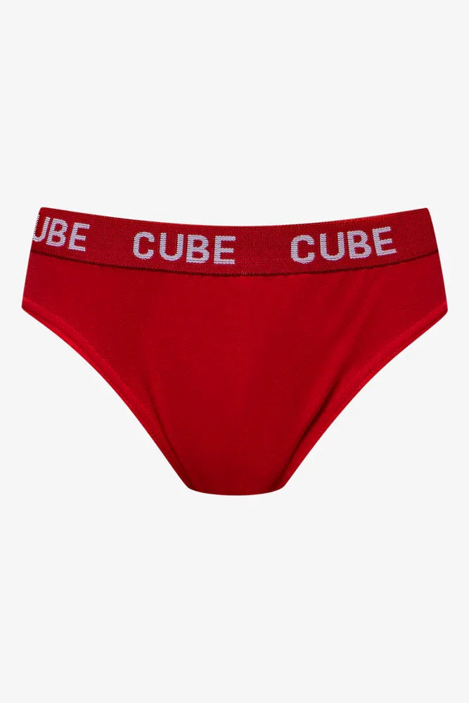 5 Pack Comfort Briefs Red
