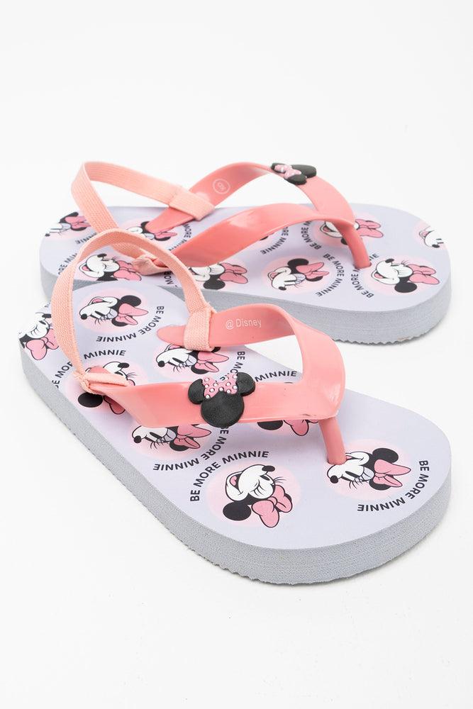Minnie Mouse Flip Flop Dusty Pink Ackermans