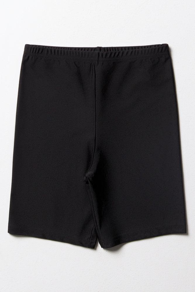 Plain black cycling shorts hotsell