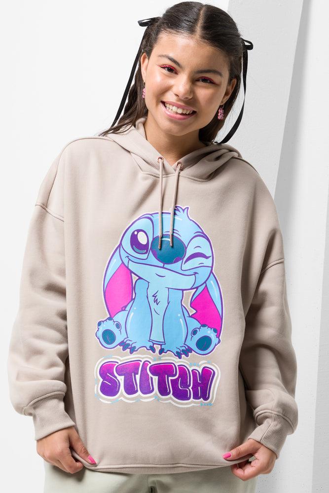 Lilo Stitch Oversized Hoodie Natural Ackermans