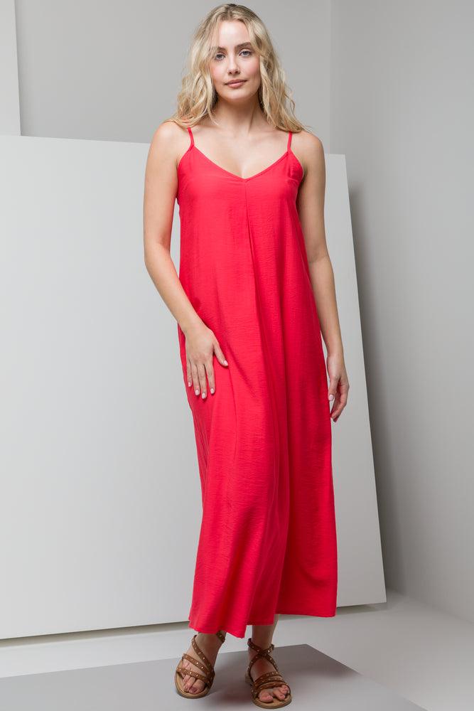 Red dress maxi dress top