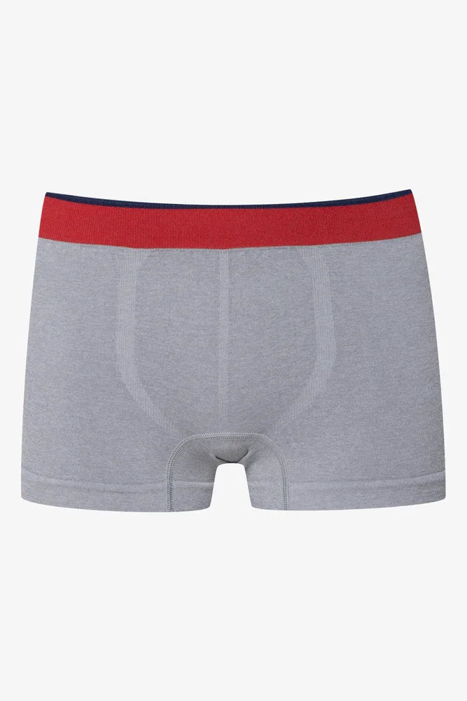 3 Pack Seam-Free Boxers Navy & Red