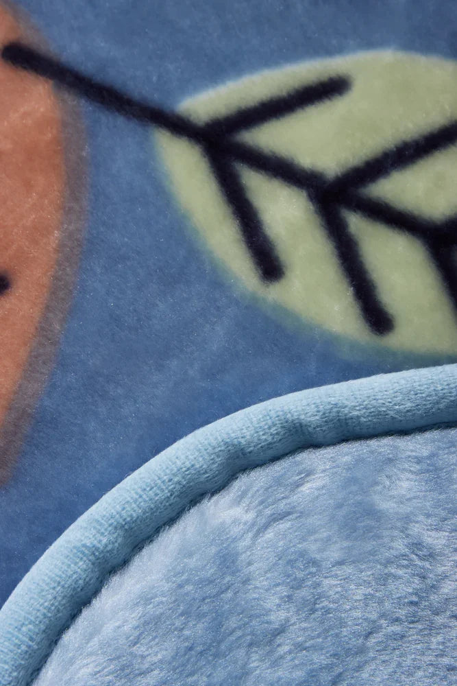 Dinosaur Blanket Blue