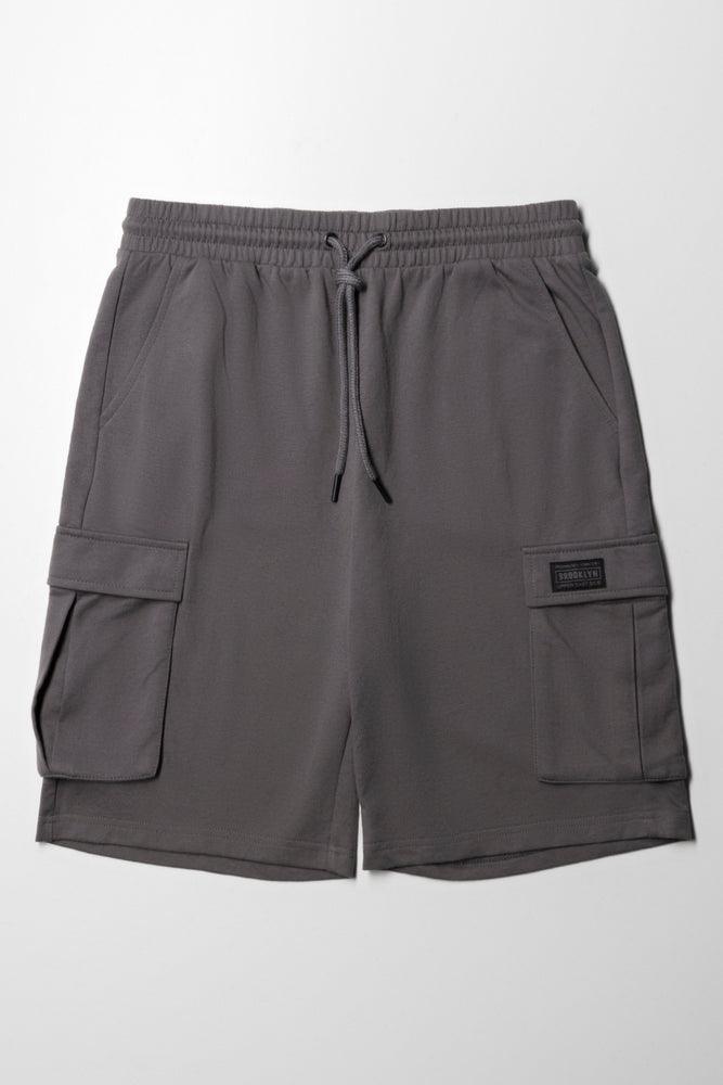 Dark grey cargo shorts new arrivals
