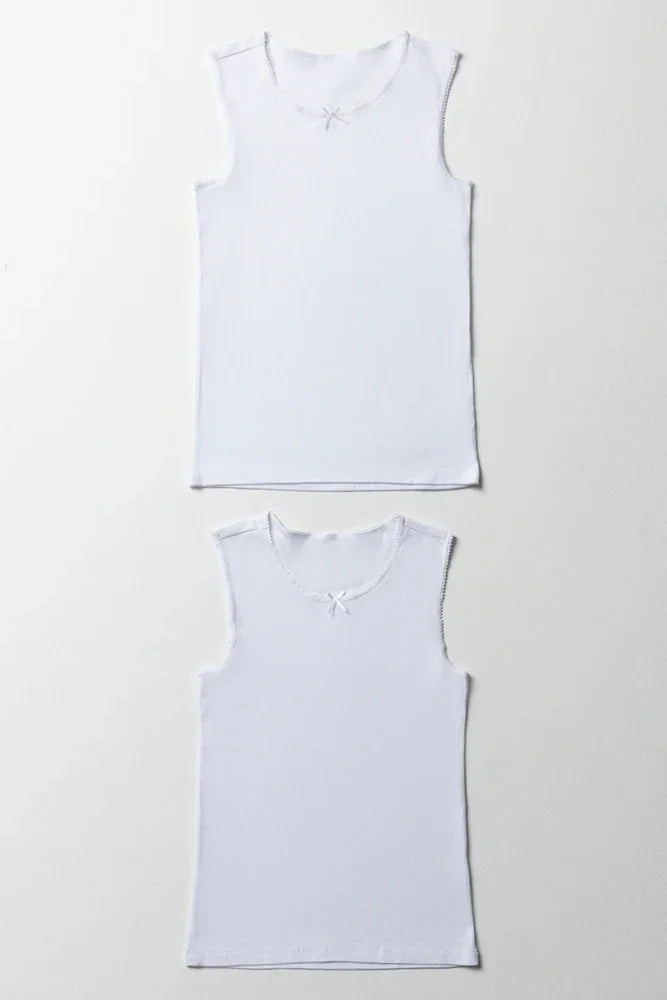 2 Pack Sl Vest White