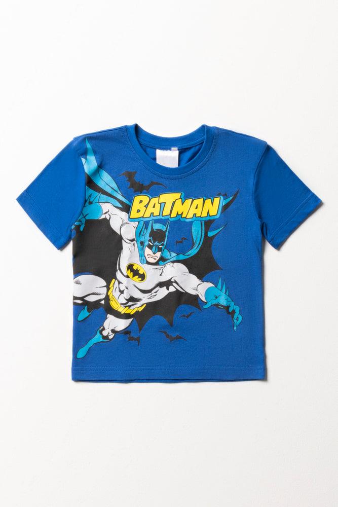 Batman Short Sleeve T Shirt Blue Tops T Shirts Ackermans