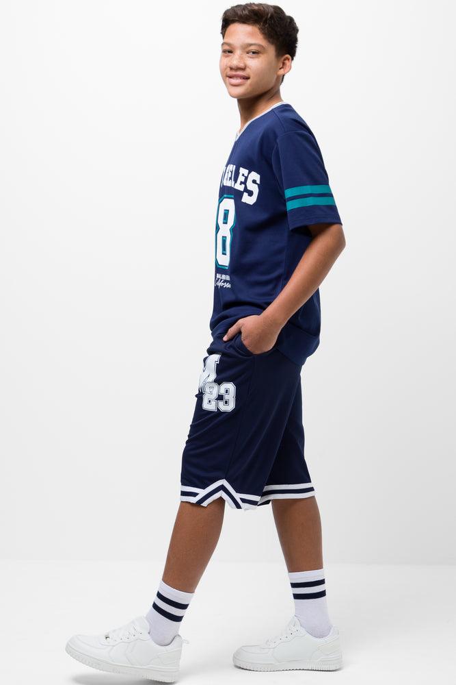 Boys in basketball shorts new arrivals