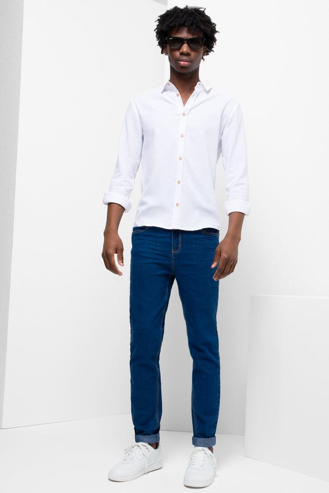 White long sleeves and jeans cheap