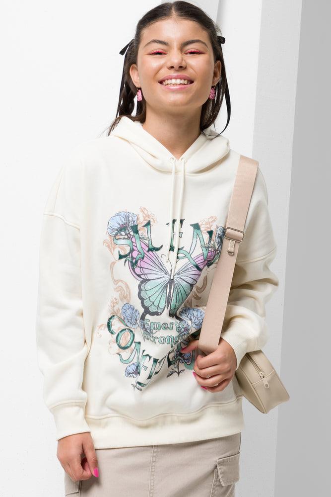 Oversized Hoodie White Ackermans
