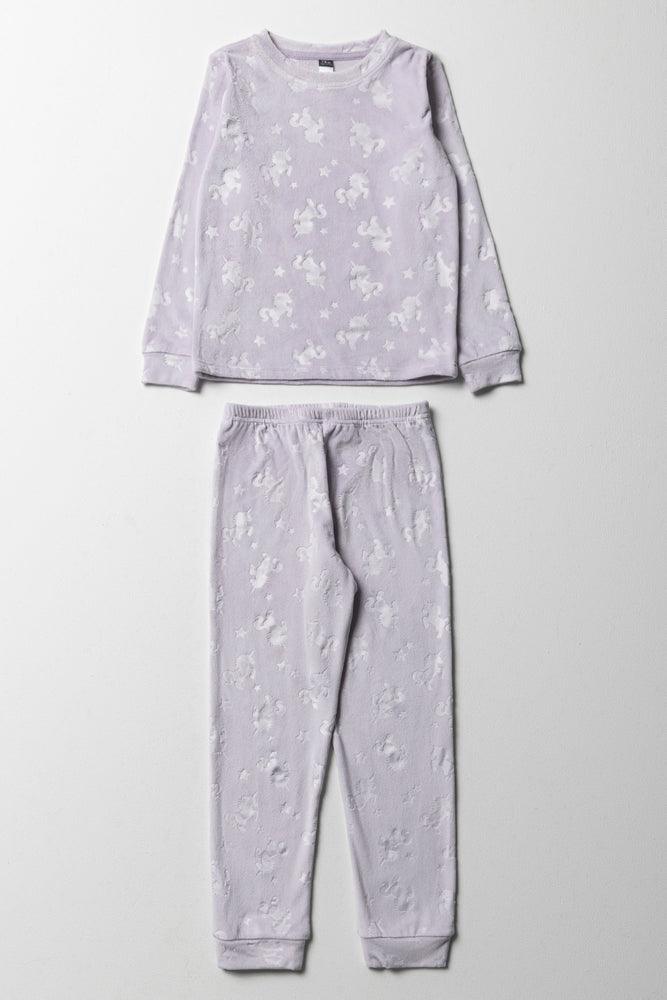 Mink Pyjamas Embossed Lilac Ackermans