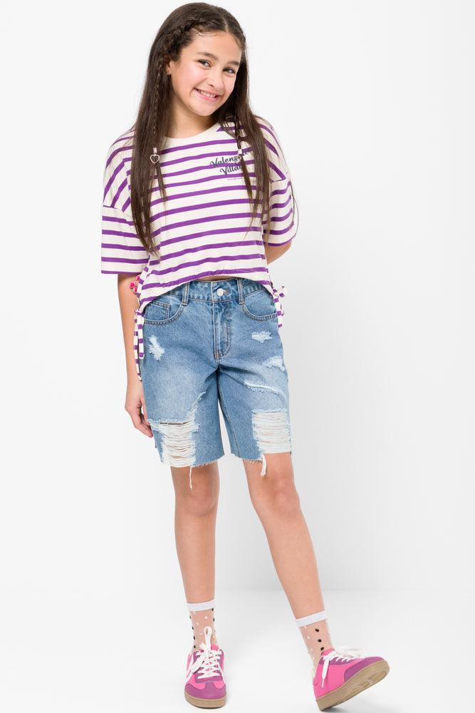 Ripped shorts for girls on sale