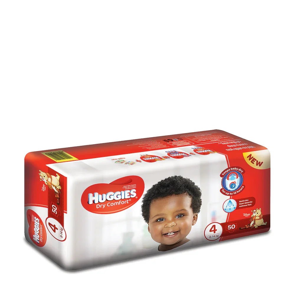 Huggies Maxi Size 4 Dry Comfort 50'S