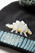 Jurassic World Beanie & Mittens Set Dark Grey (1)