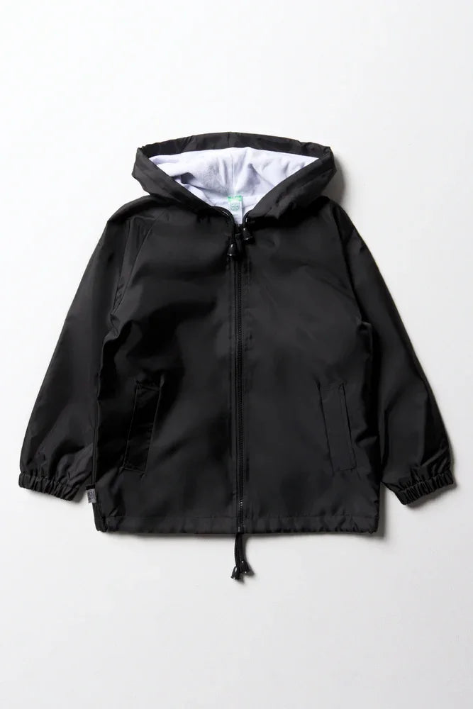 Unisex Rain Jacket Black Primary