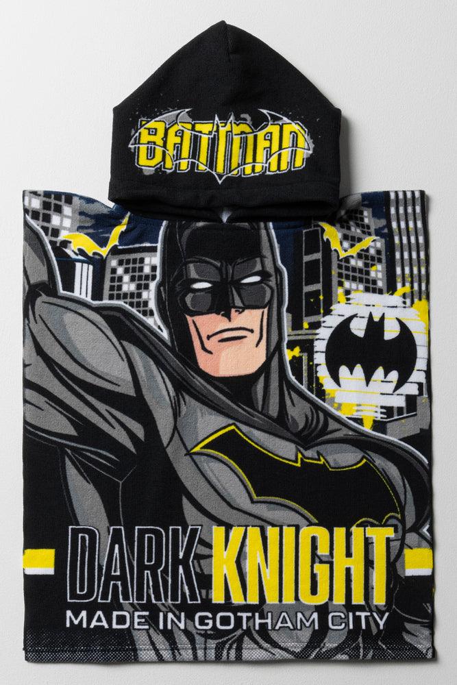 Batman Hooded Towel Black Towels Ackermans