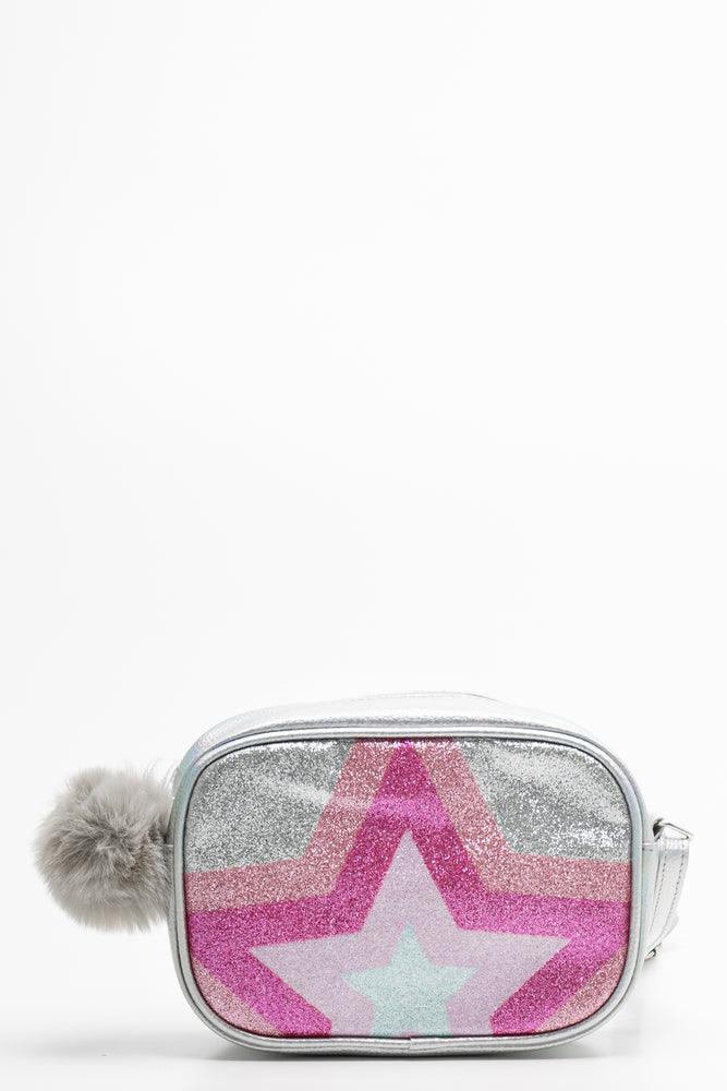 Pink and silver bag outlet