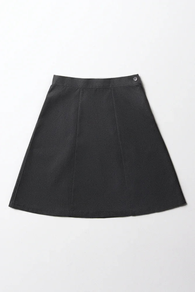 Girls School Skirt Grey (4)