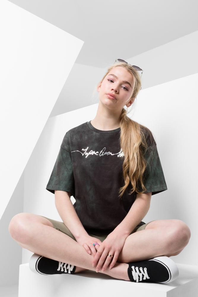 Tupac Oversized Short Sleeve T Shirt Dark Grey Tops T Shirts Ackermans