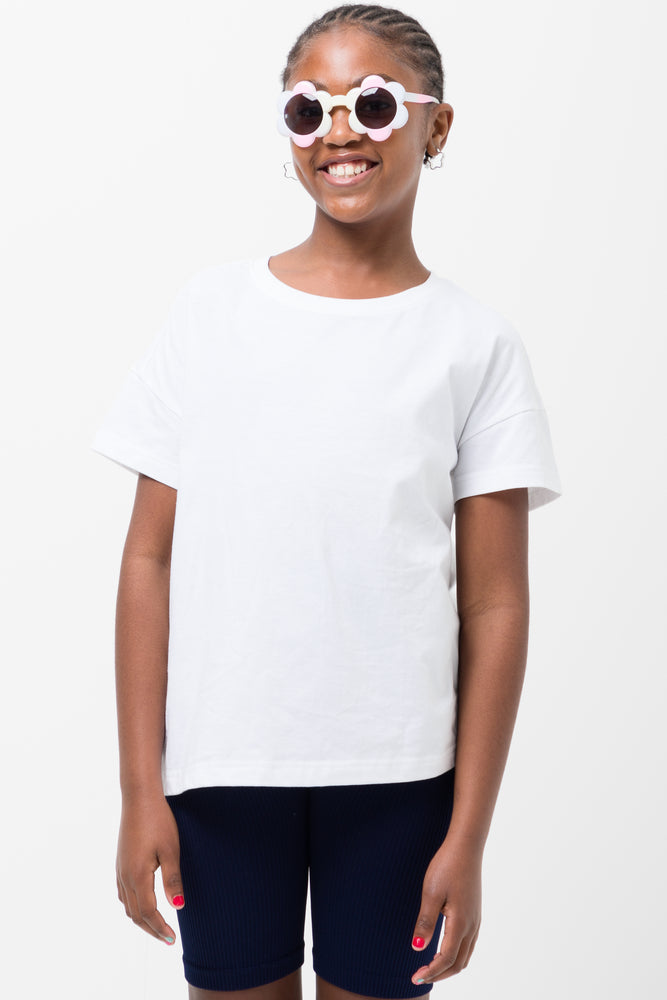 Plain T Shirt White Tops T Shirts Ackermans
