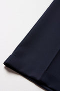 Boys  School Turn Up Pants Navy Toughees (3)