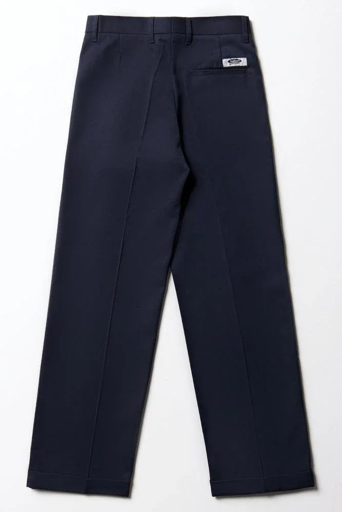 Boys  School Turn Up Pants Navy Toughees (4)
