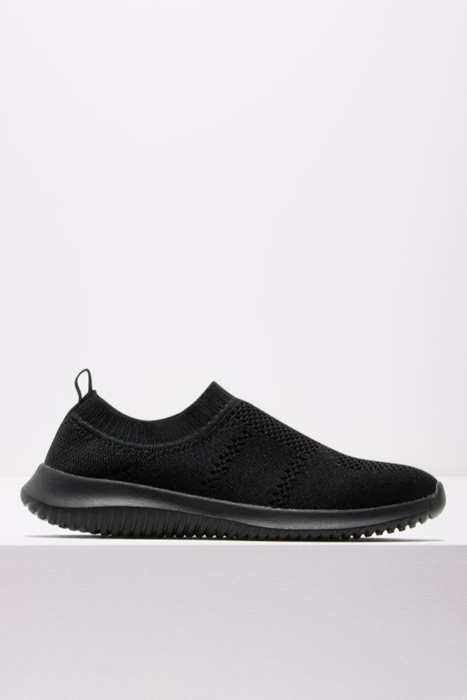 Knitted Trainer Black Sneakers Trainers Ackermans Knitted Trainer Black Sneakers Trainers Ackermans