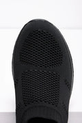 Knitted Trainer Black (4)
