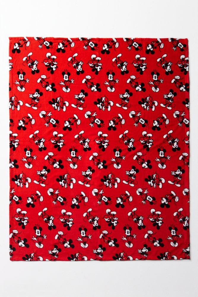 Red mickey mouse blanket shop