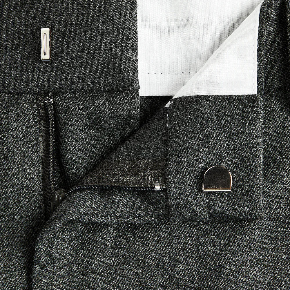 Boys School Regular Fit Trousers Grey Toughees (4)