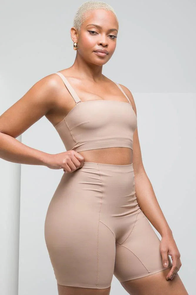 Bonded Long Leg Shapewear Natural